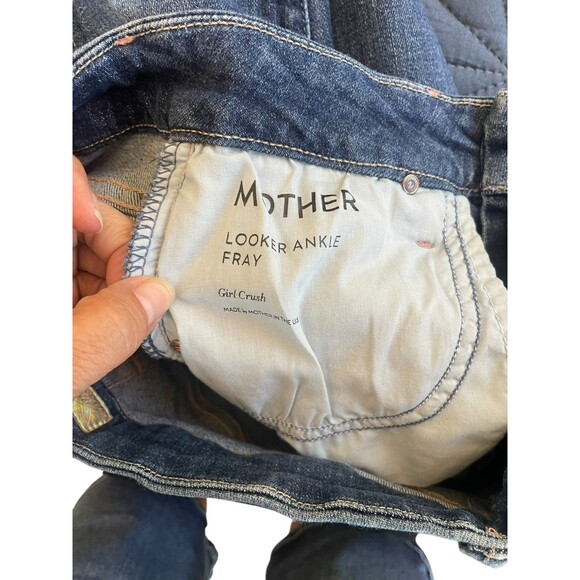 Mother The Looker Ankle Fray Jeans Women's Size‎ 26 Girl Crush - Picture 11 of 16